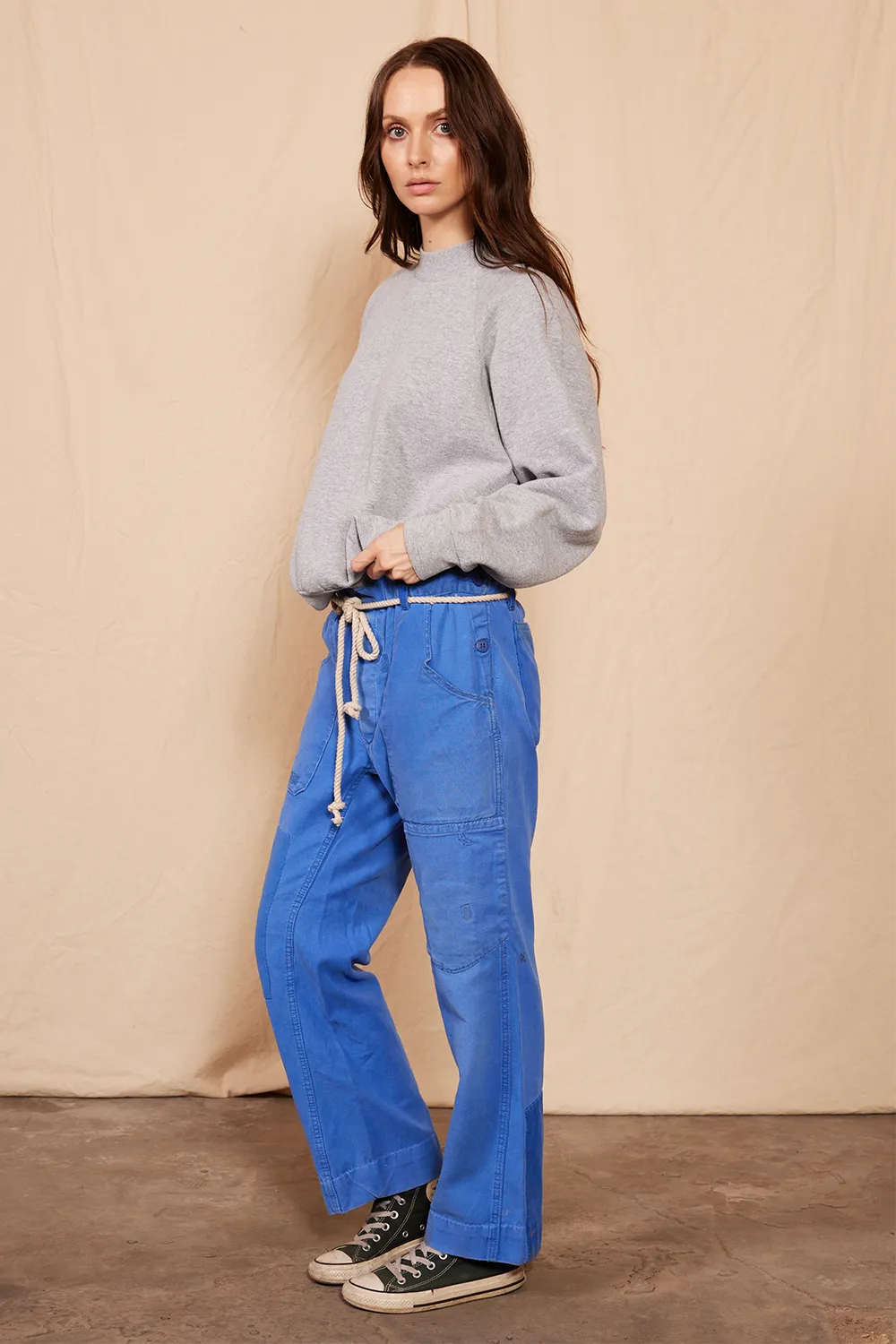 1970's Reworked Vintage Patchwork Euro Pant