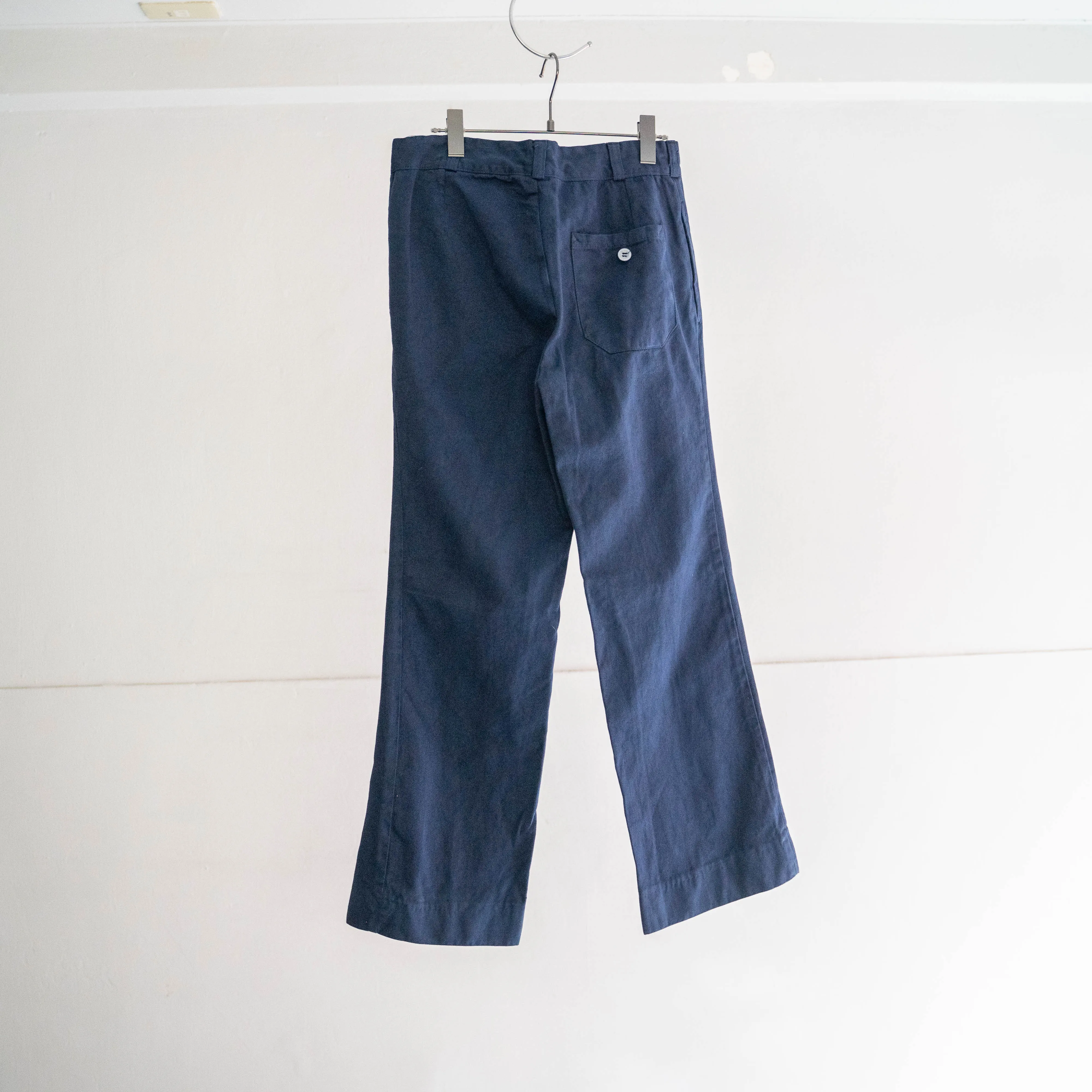 1980-90s Italian military over dyed navy chino pants