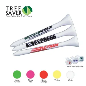 2 3/4'' or 3 1/4" Tree Saver Personalized Golf Tees - 1 Ink Color