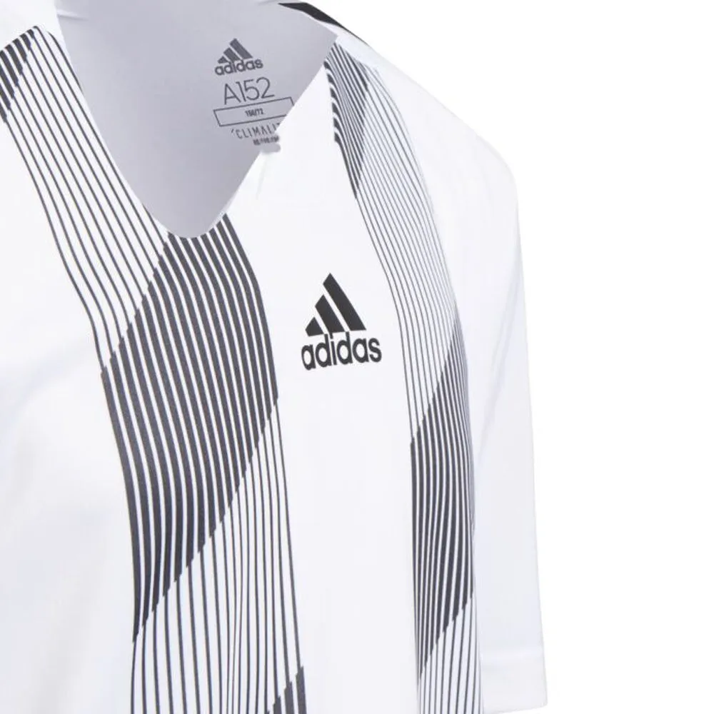 Adidas Youth Striped 19 Jersey (White/Black)