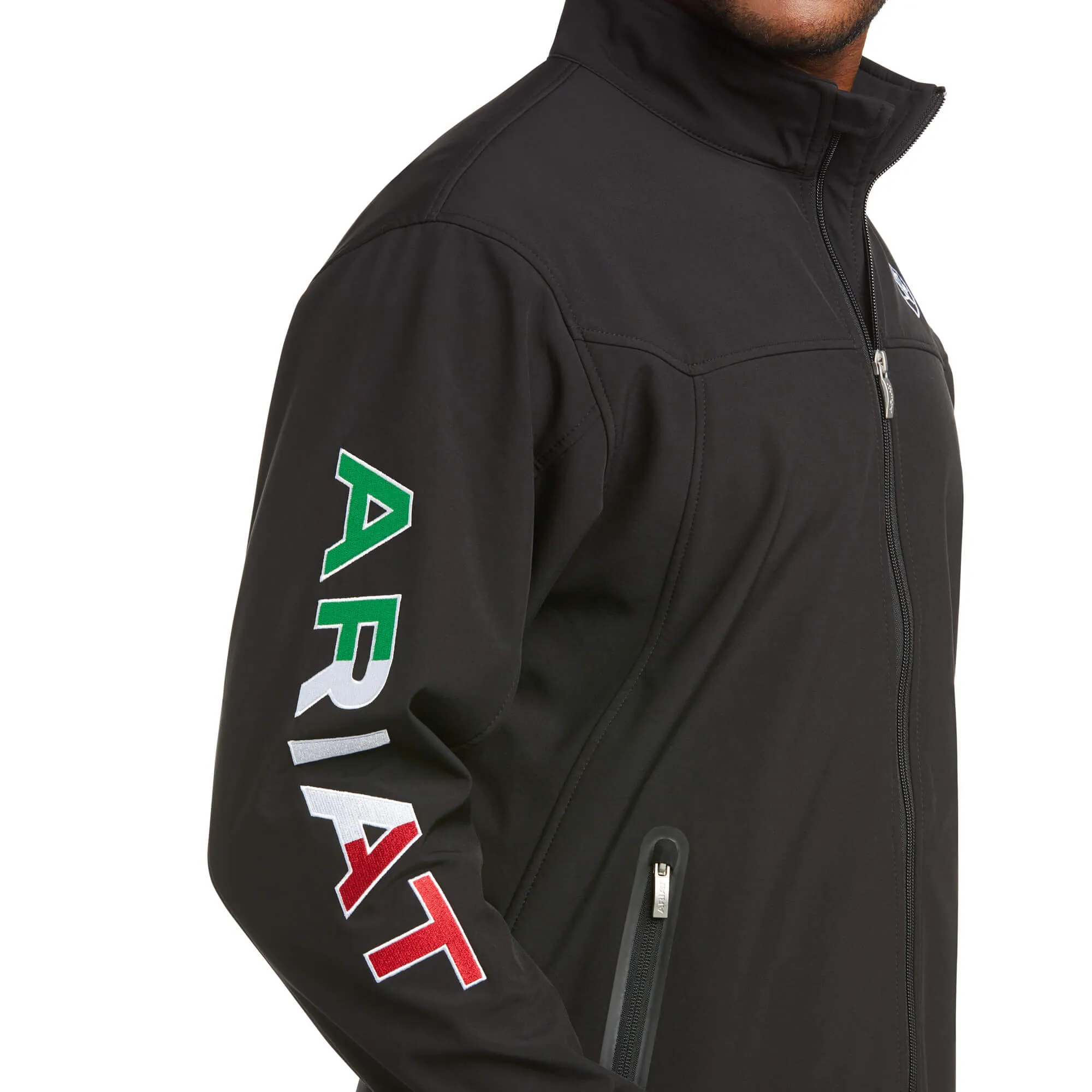 Ariat Men's New Team Mexico Softshell Water Resistant Jacket