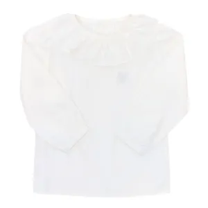 Bailey Boys Button Back Shirt with Ruffle