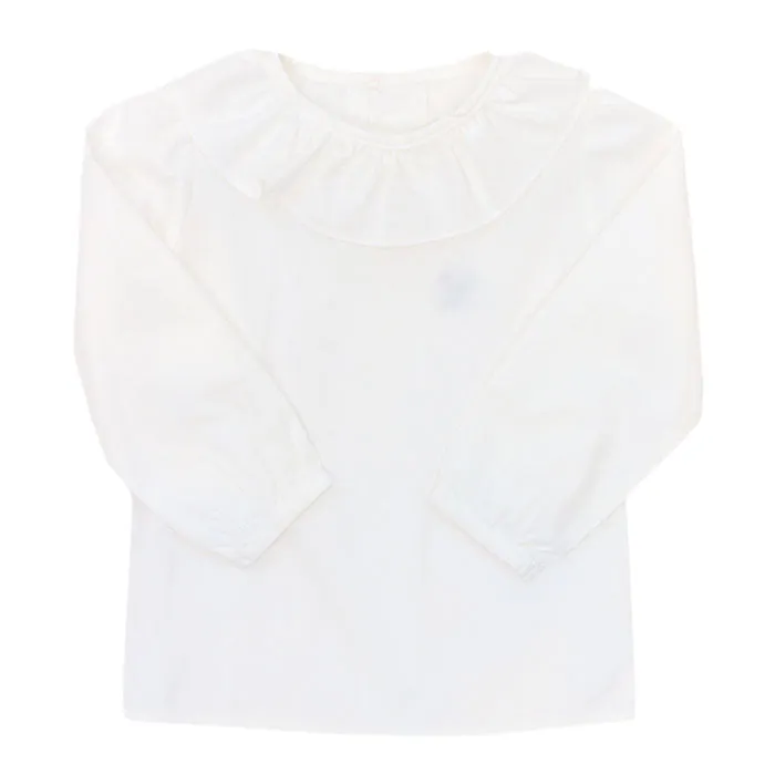 Bailey Boys Button Back Shirt with Ruffle