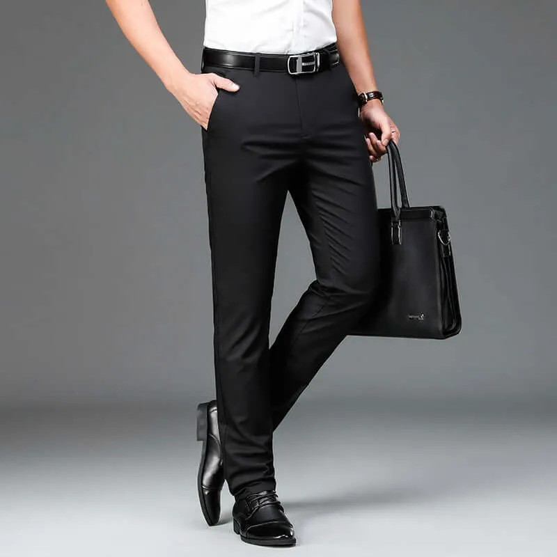 Bamboo Fiber Lightweight Casual Business Trousers