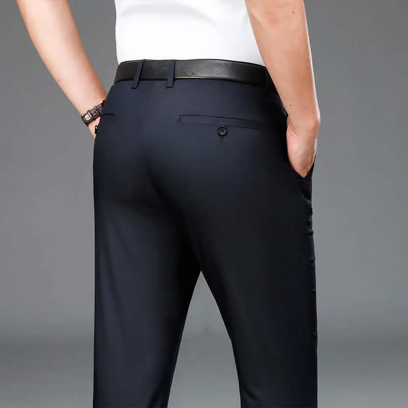 Bamboo Fiber Lightweight Casual Business Trousers