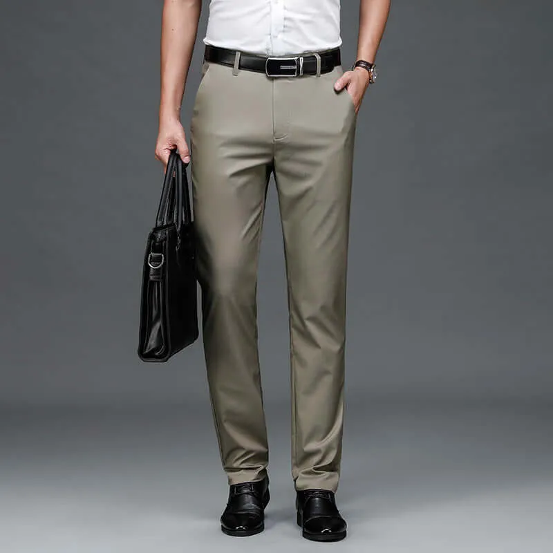 Bamboo Fiber Lightweight Casual Business Trousers