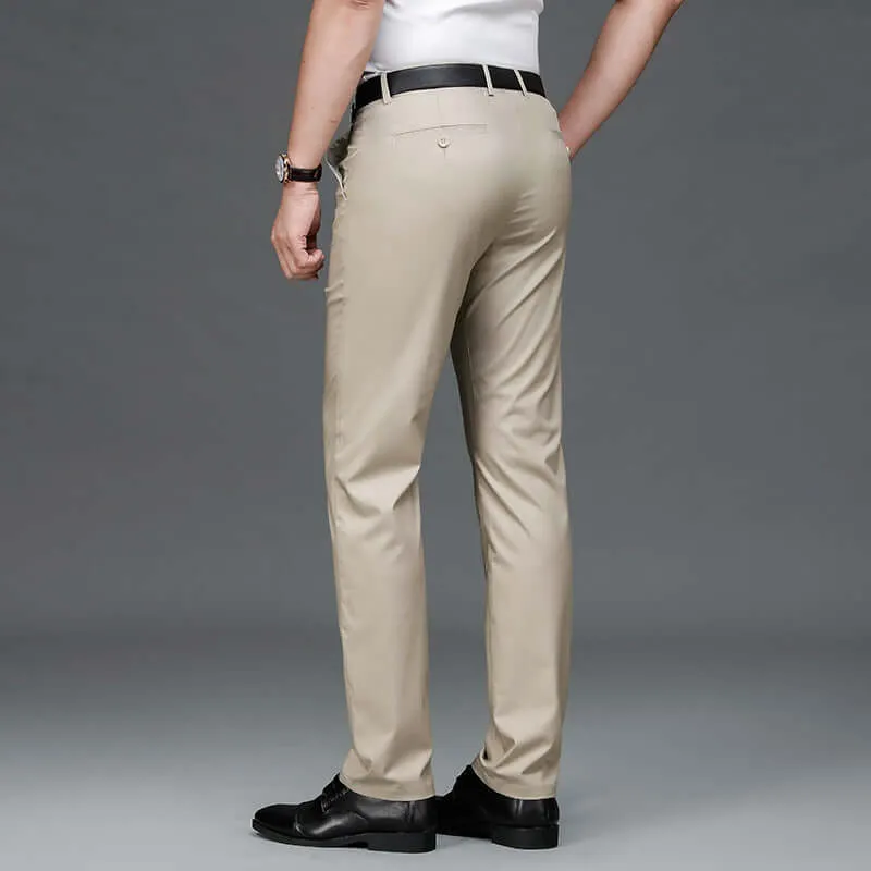 Bamboo Fiber Lightweight Casual Business Trousers