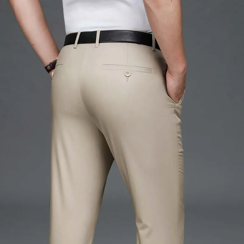 Bamboo Fiber Lightweight Casual Business Trousers