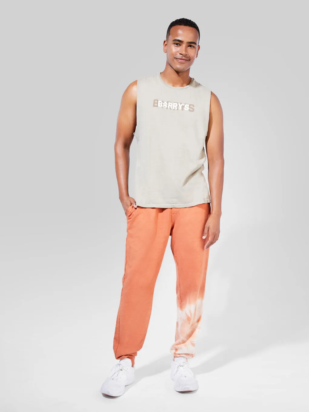 BARRY'S MEN'S RUST TIE DYE PANT