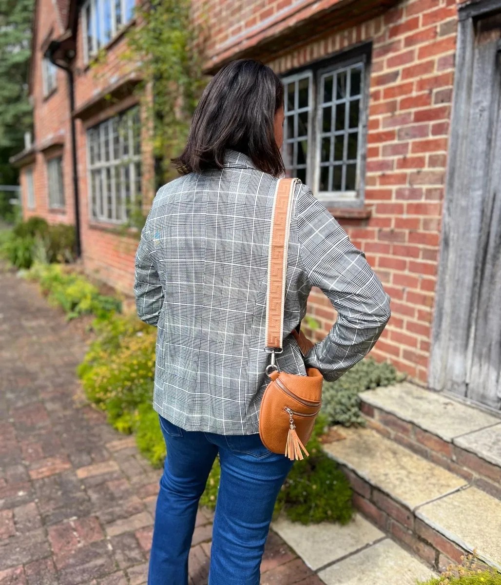 Black & White Check Blazer