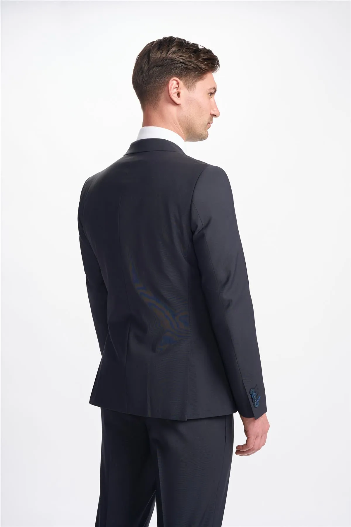 Bond Midnight Navy Double Breasted Blazer