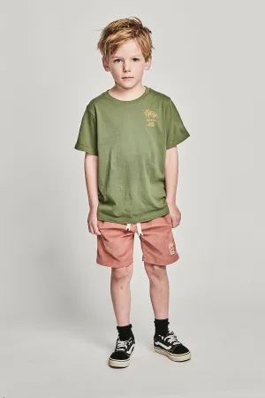 Boys T-Shirt Munster Kids Sunset Olivine