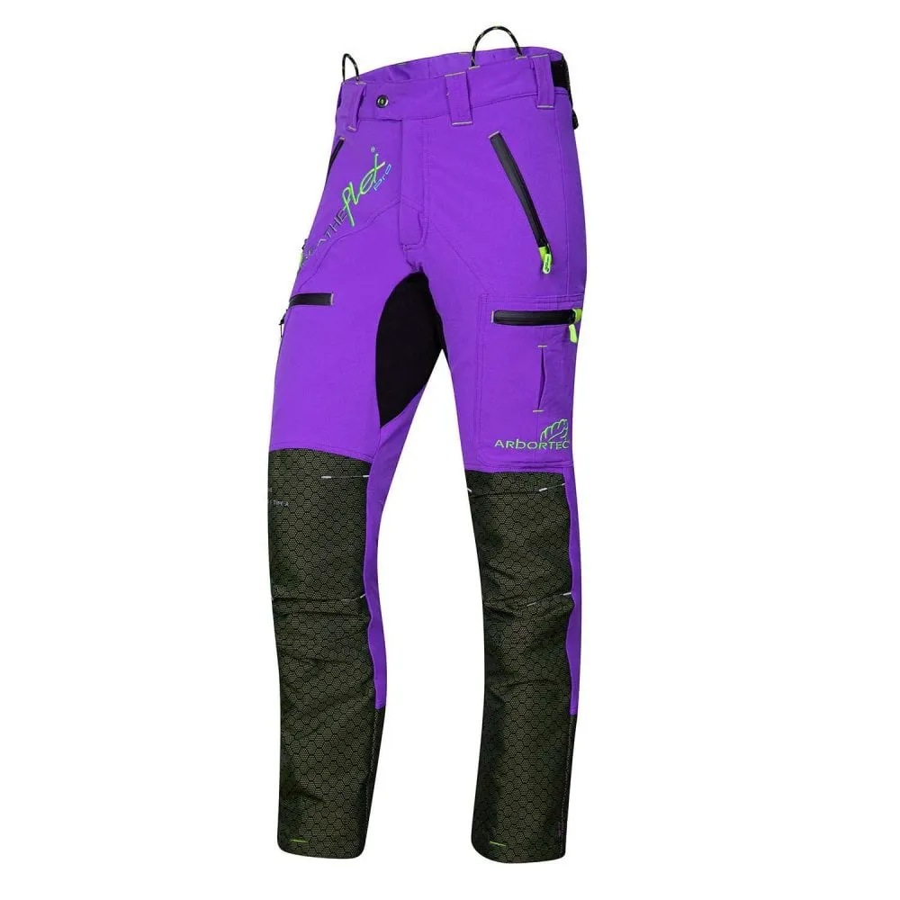 Breatheflex Pro Freestyle Chainsaw Trousers Type A Purple