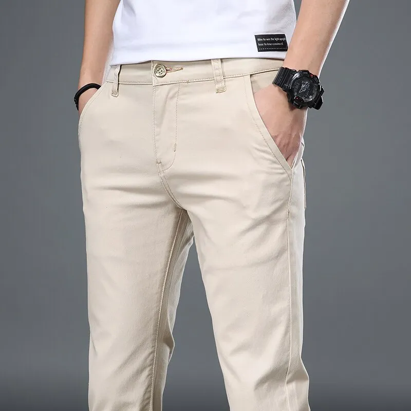 Business cotton Men's Trousers