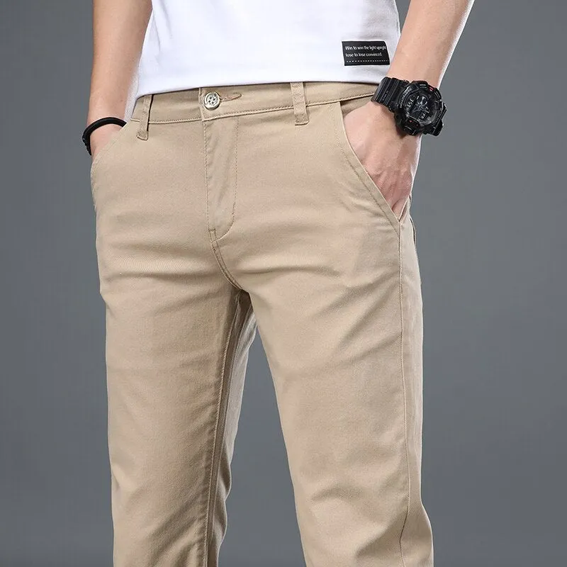 Business cotton Men's Trousers