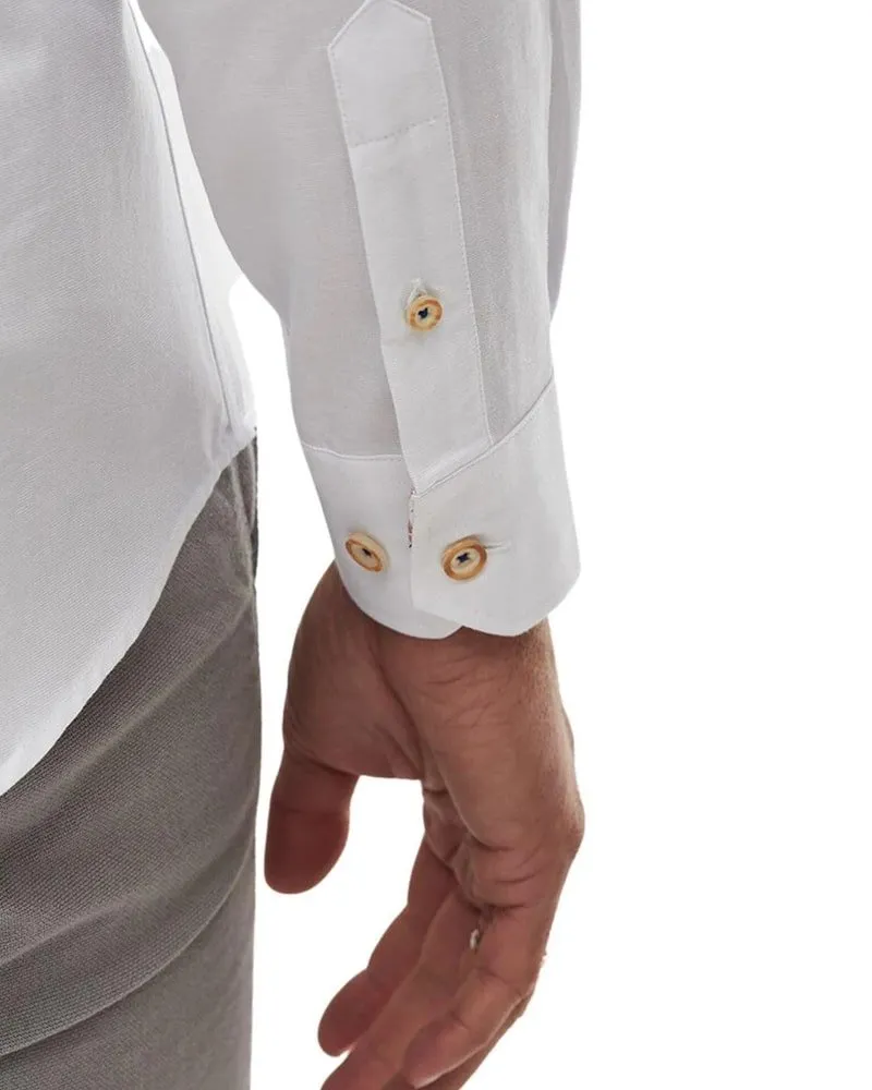 Button Down Shirt with Contrast Details