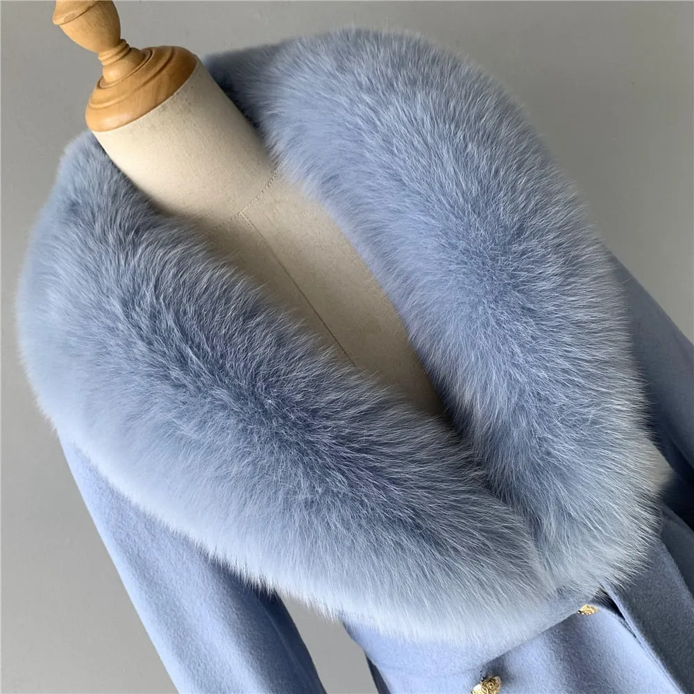 Cashmere Fur Wool Coats