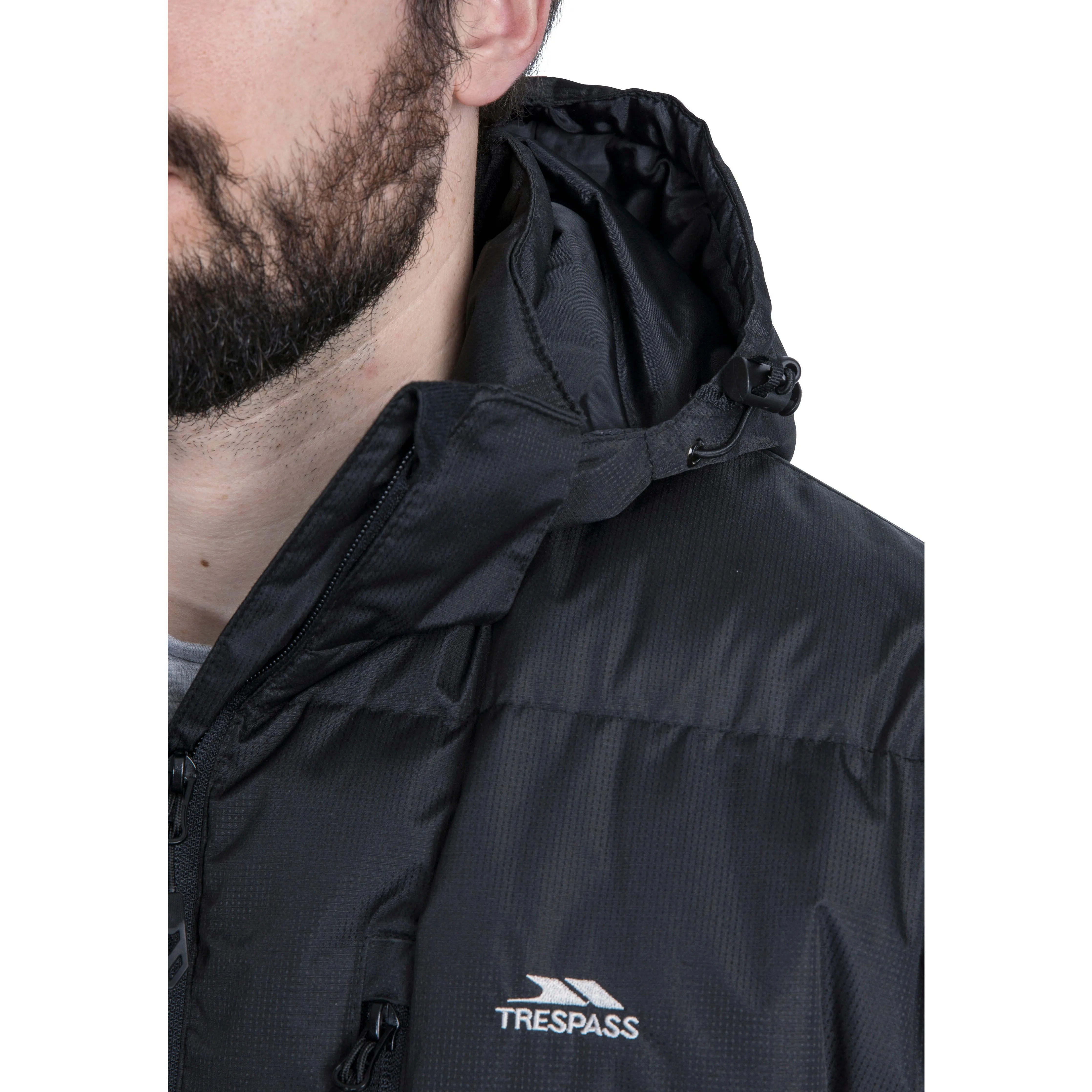 Clip Mens Padded Casual Jacket - Black