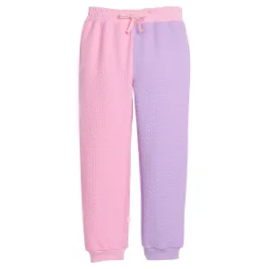 Color Block Jogger- Pink and Lilac