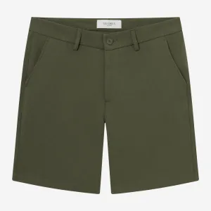 Como Regular Shorts - Olive Night Melange