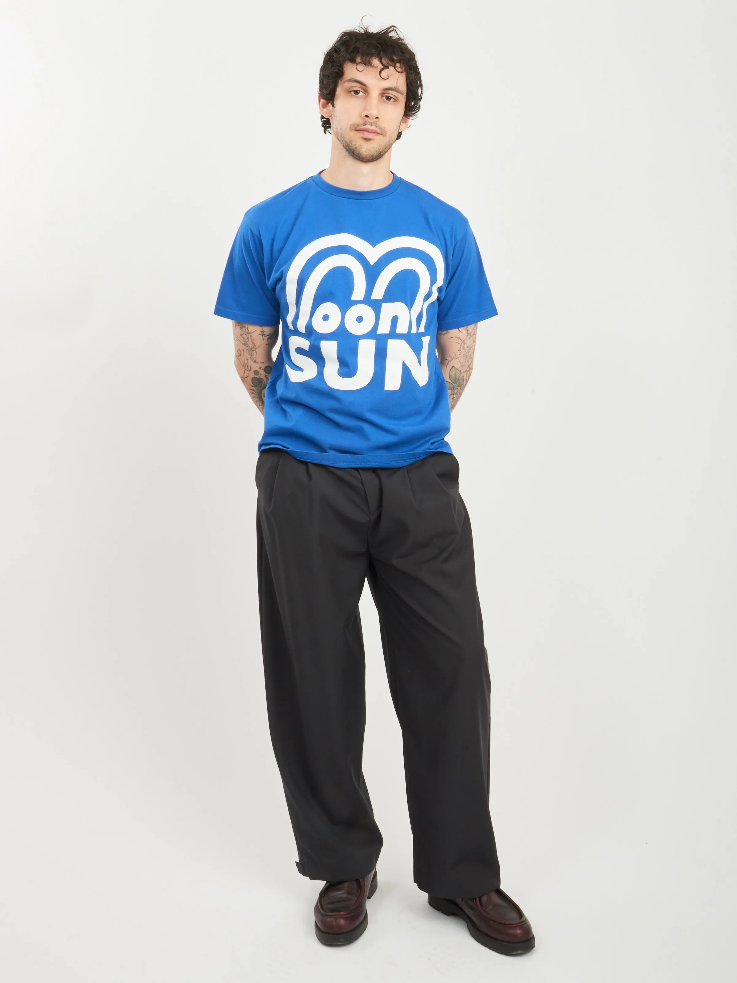 Côte D'Azur Blue "Sun & Moon" T-Shirt