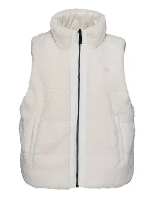 Curly Sherpa Cropped Vest