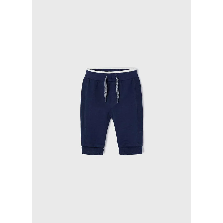 Fleece Basic Trousers- Night Blue