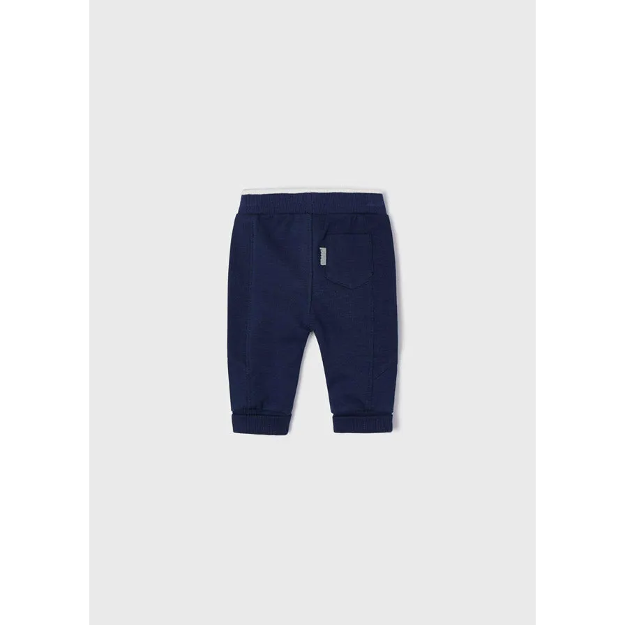 Fleece Basic Trousers- Night Blue