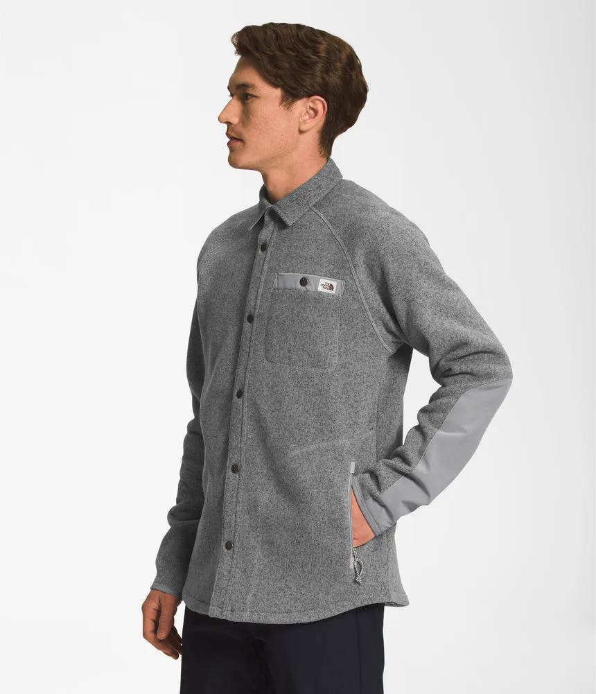 Men's Gordon Lyons Shacket in TNF Medium Grey by The North Face