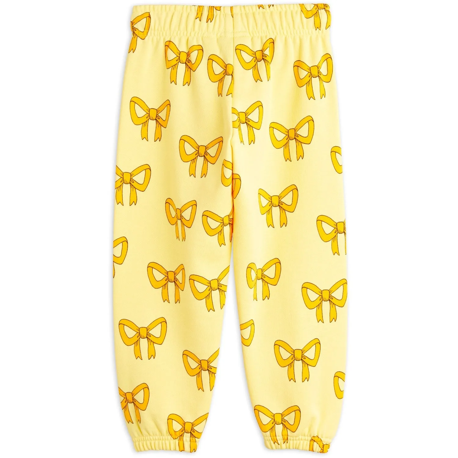 Mini Rodini Yellow Bow Aop Sweatpants