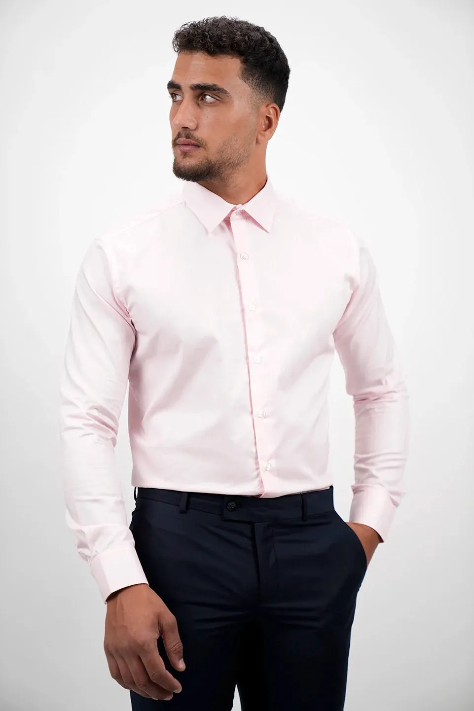 Non Iron Light Pink Classic Shirt