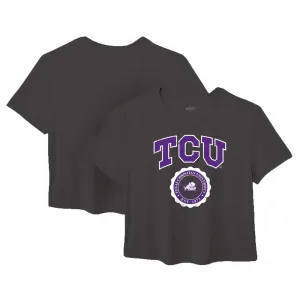 Official NCAA TCU Horned Frogs Womens Ideal Crop T-Shirt