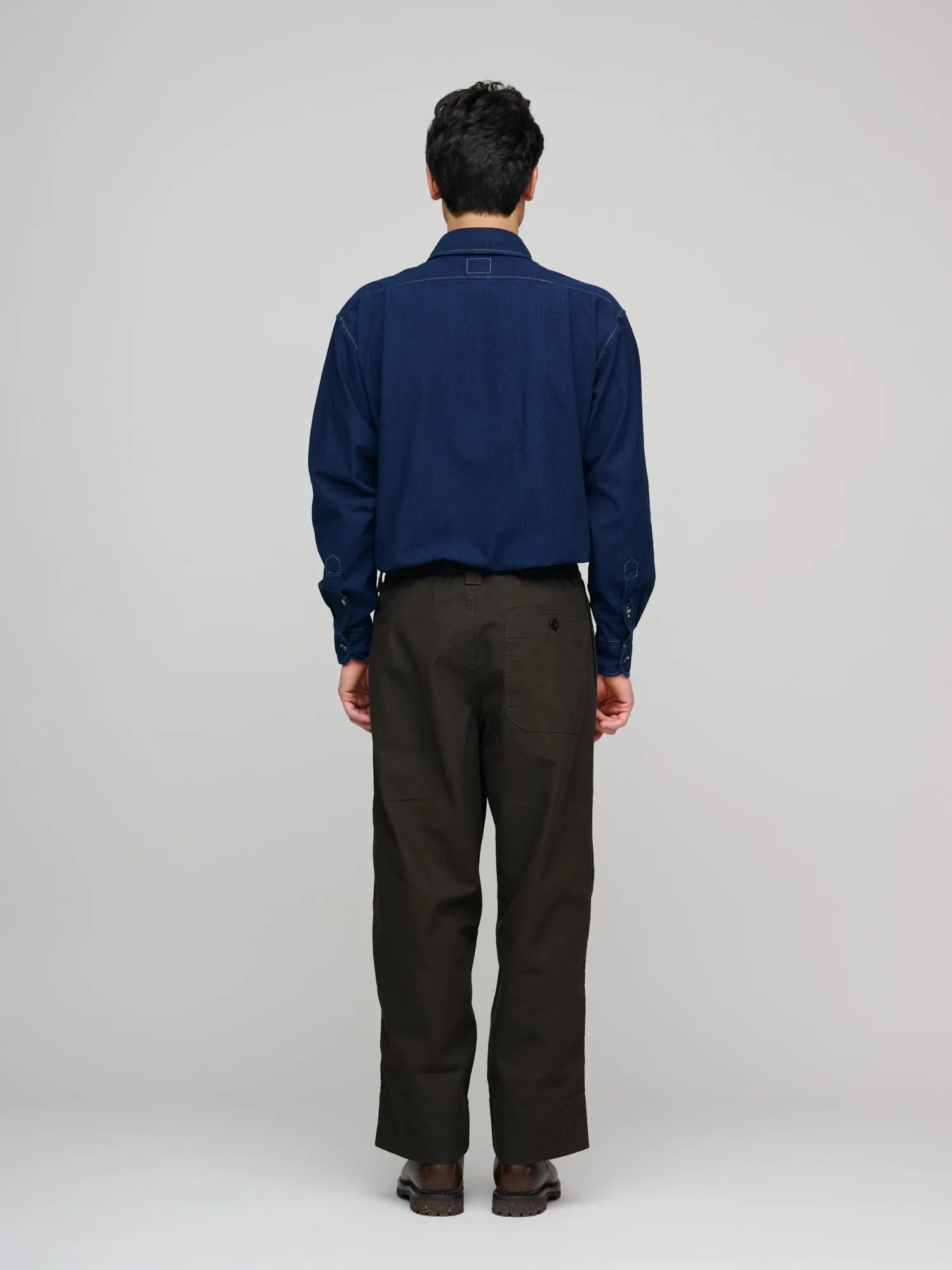 Painters Trousers Dry Cotton Gabardine, Ebony