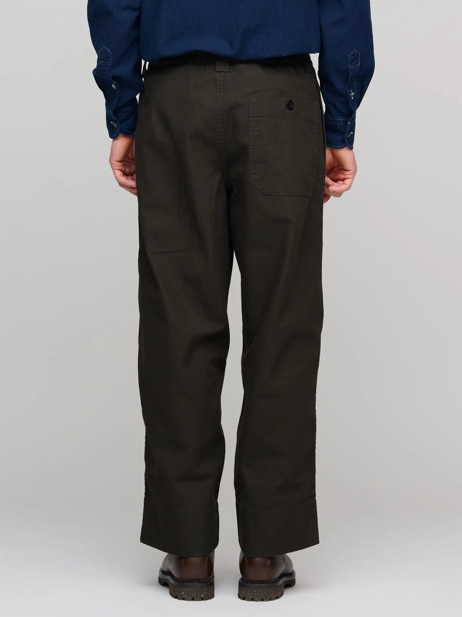 Painters Trousers Dry Cotton Gabardine, Ebony