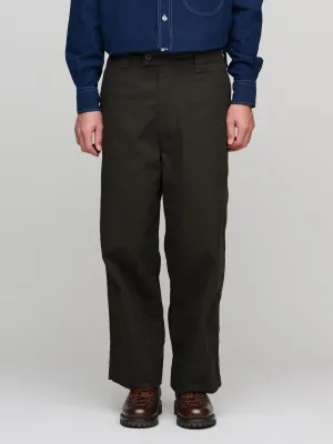 Painters Trousers Dry Cotton Gabardine, Ebony