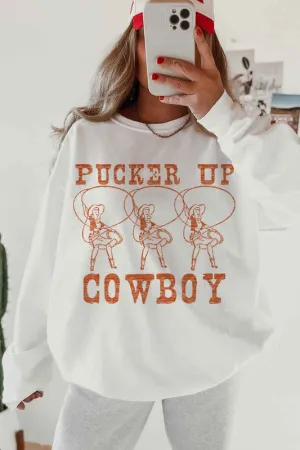 Pucker Up, Cowboy Crewneck