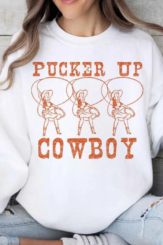 Pucker Up, Cowboy Crewneck