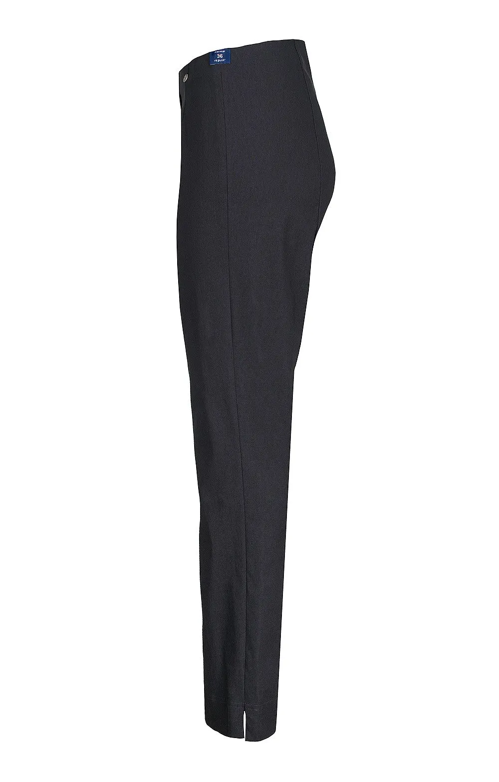 Robell Full Length Marie Trousers in Anthracite Grey 97