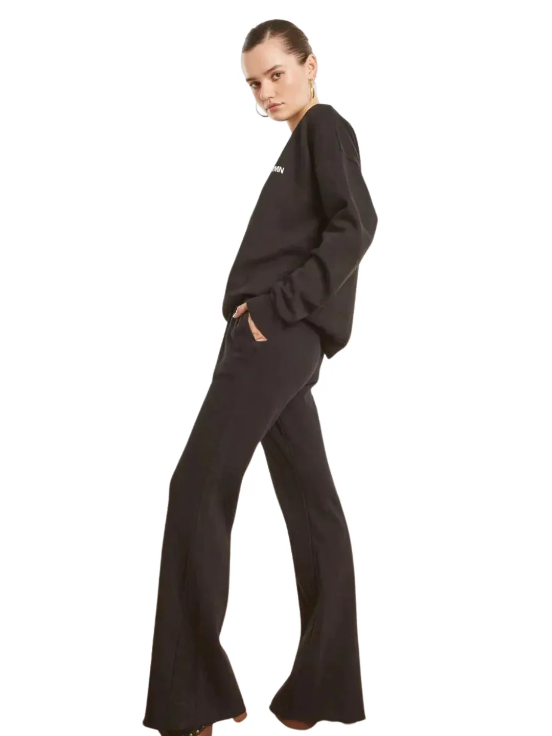 SPRWMN Straight Leg Sweatpant Black