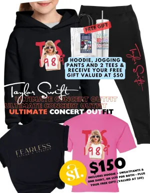 Taylor Swift YOUTH Hoodie   Sweatpants Ultimate Concert Outfit!